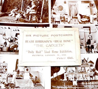 Item #100964 The Gadgets - Six Picture Postcards in original envelope. William Heath ROBINSON
