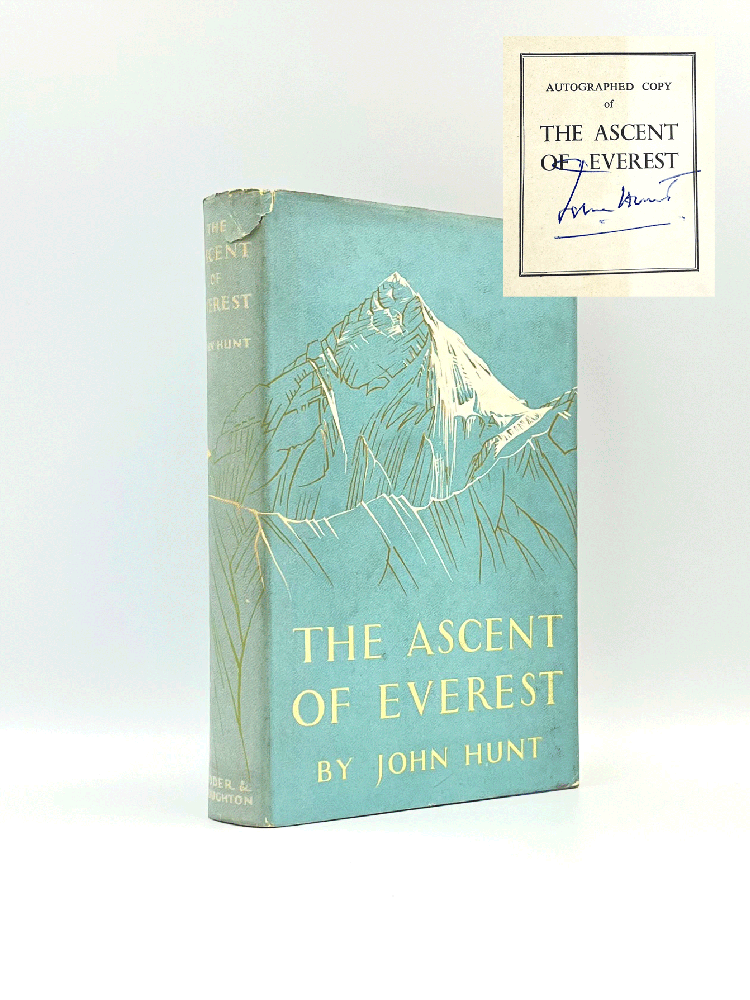 Item #102224 The Ascent of Everest [Signed]. John HUNT.