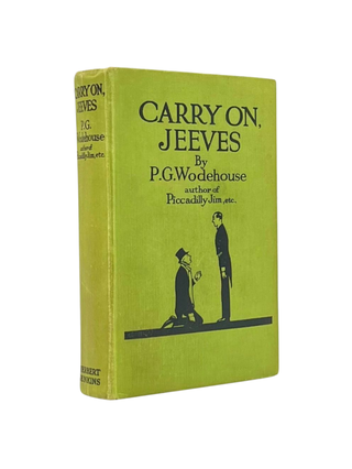 Item #102312 Carry on Jeeves. P. G. WODEHOUSE