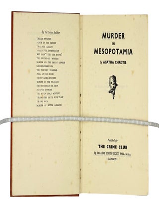 Murder in Mesopotamia.